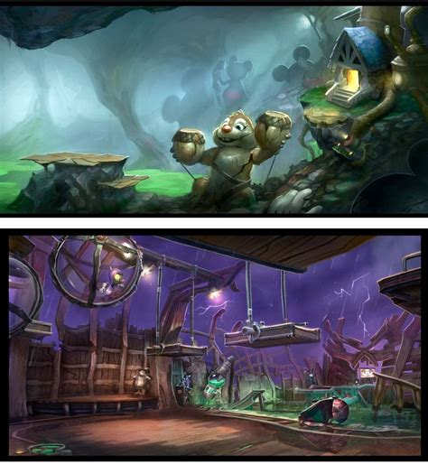 Epic Mickey concept art | Epic mickey, Disney epic mickey, Concept art