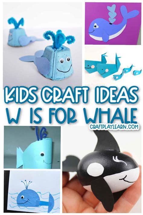 Whale Craft Ideas For Kids - Craft Play Learn