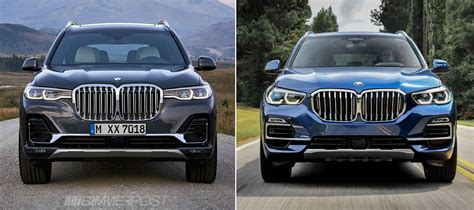 Visual Comparison: 2019 BMW X7 vs BMW X5