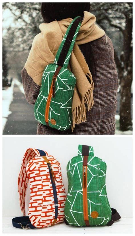 Erika Sling Bag Sewing Pattern - Sew Modern Bags | Bag patterns to sew, Easy sewing, Cross body ...