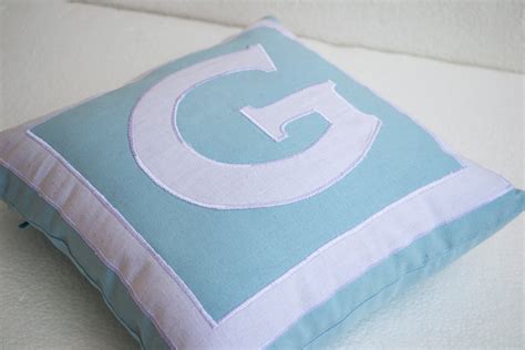 Shop online for handmade pillow covers with custom monogram – Amore Beauté