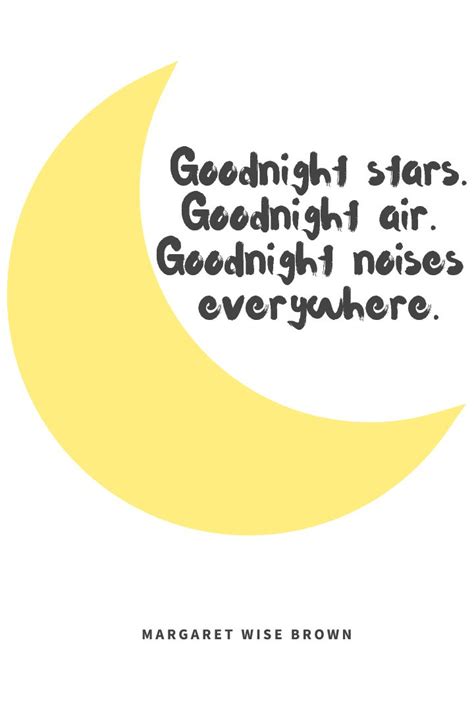 Goodnight Moon Nursery Free Printable with Yellow Moon - Finding Zest