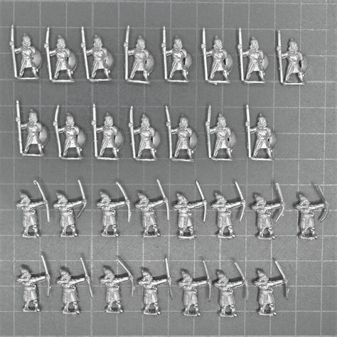 Essex Miniatures, Early Assyrian: Asharittu Infantry in Battle Array