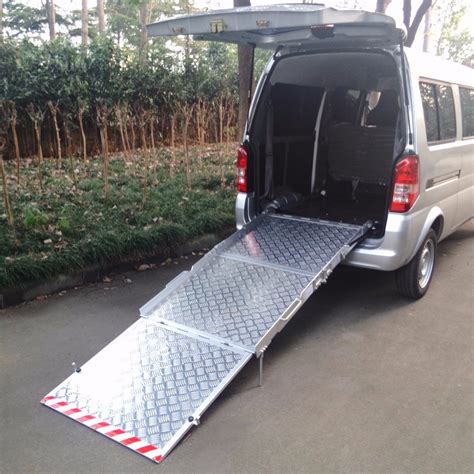 TUV Manual Aluminum Folding Wheelchair Ramp for Motorcycle with 350kg ...