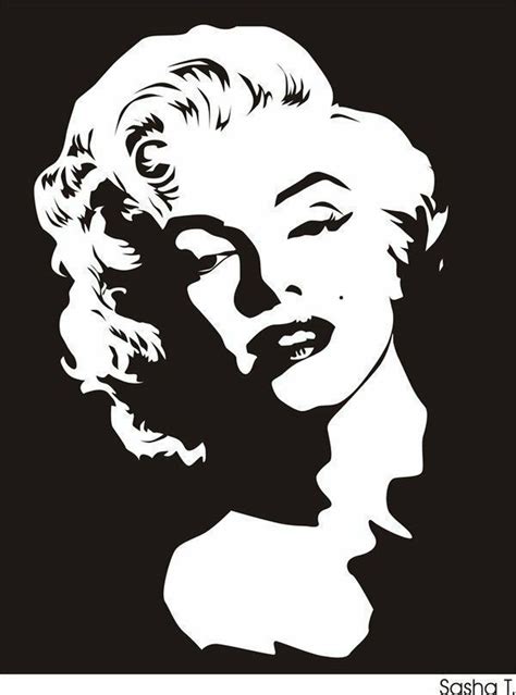 Mercari: Your Marketplace | Silhouette art, Pop art marilyn, Pop art painting