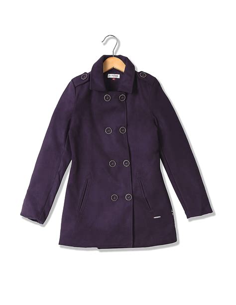 Buy Girls Girls Double Breasted Pea Coat online at NNNOW.com