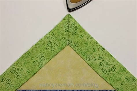 Nancy Zieman The Blog - Perfectly Miter Quilt Borders Without the Math!