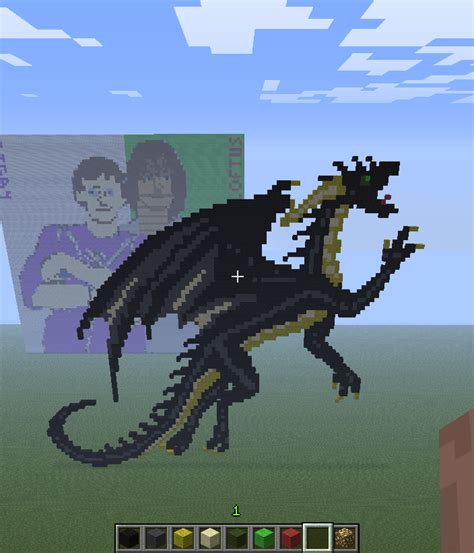 dragon - minecraft pixel art by Rest-In-Pixels on DeviantArt