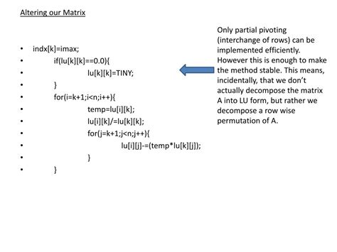 PPT - LU Decomposition PowerPoint Presentation, free download - ID:2413141