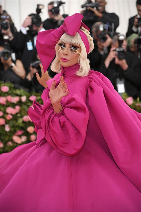 Lady Gaga in 1 of 4 outfits, which she revealed ahead of entering the ...