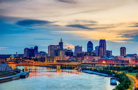 St. Paul Skyline in May Twin Cities Minnesota Wall art print | Etsy ...