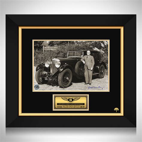 W.O. Bentley Photo Limited Signature Edition Custom Frame | RARE-T