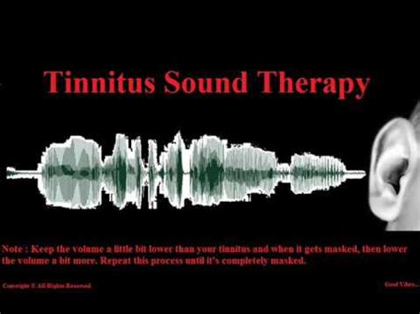 Tinnitus Sound Therapy -Tinnitus Masking Sounds #3 - Tinnitus Instant Relief Aerosol Effect ...