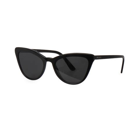 PRADA Cat Eye Sunglasses 01V Black | Luxity