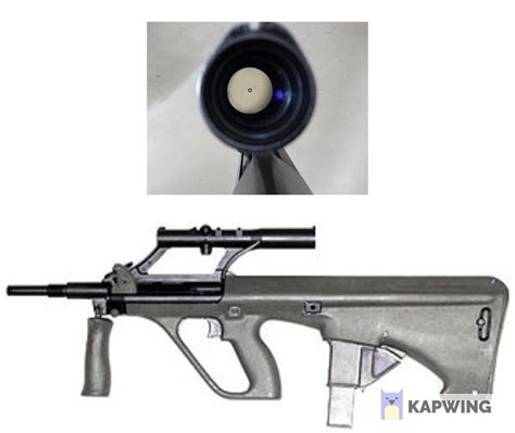 Can we please get the "real" Swarovski Optik 1.5x integrated scope for the Steyr AUG A3? There's ...