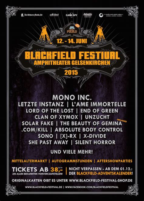 [Update] Weitere Bestätigungen für das Blackfield Festival 2012 - Splitterkultur