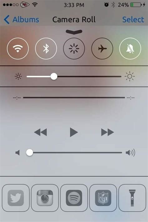 iOS Control Center customization may come in future