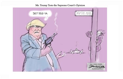 Cartoon: Trump tests Supreme Court opinion