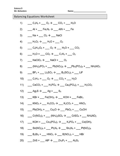 Balancing Nuclear Equations Worksheet Pdf – Equations Worksheets