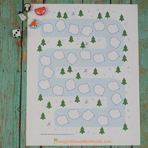 Printable Winter Math Game Board | Inspiration Laboratories