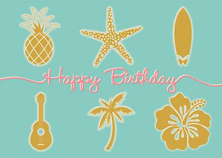 Hawaiian Happy Birthday Images | Birthday Cup