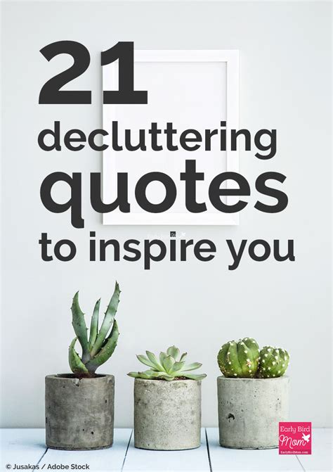 Inspirational declutter quotes - yesqust