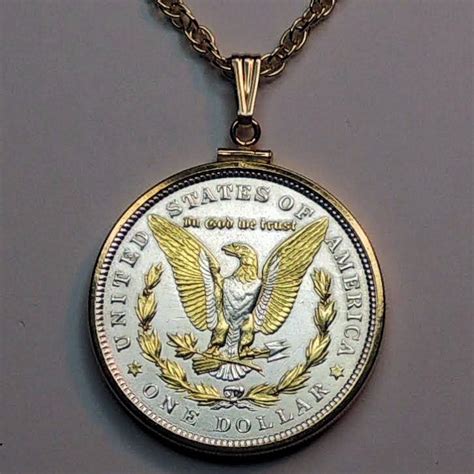 Morgan Silver Dollar (reverse 1921) Silver & 24k Gold Plated Coin ...