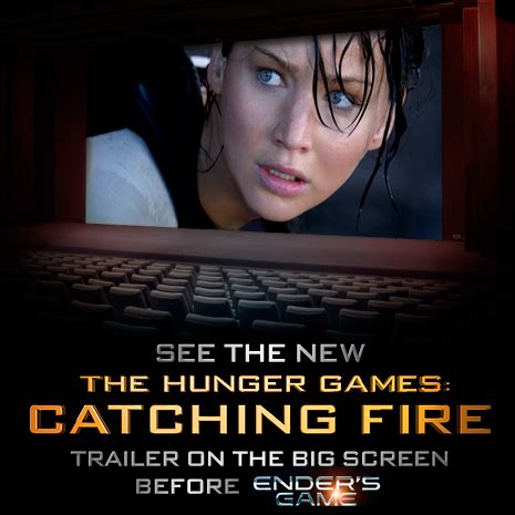 Don't miss seeing the NEW #CatchingFire trailer on the big screen! Catch it this weekend in ...
