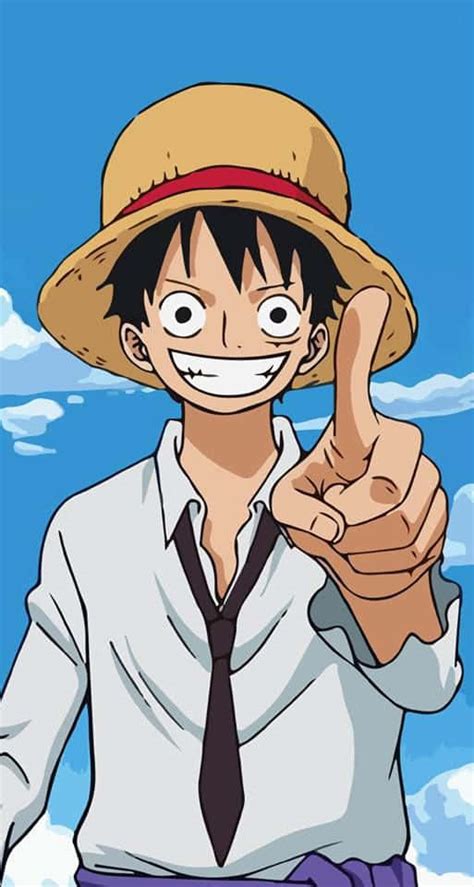 Download Luffy Drip Meme Anime Character Thumbs Up Wallpaper ...