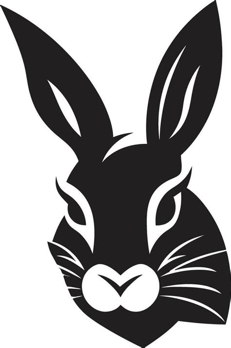 Black Hare Vector Logo A Dynamic and Engaging Logo for Your Company ...