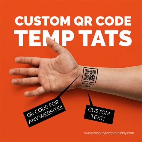Qr Code Tattoo - Etsy