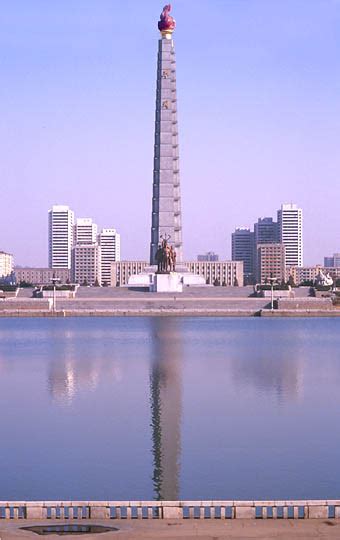 Tower of the Juche Idea, Pyongyang, North Korea