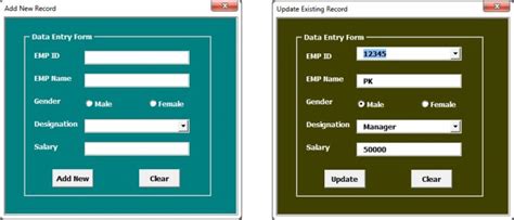 Excel Forms Examples How To Create Data Entry Form In Excel 2023 - www.vrogue.co