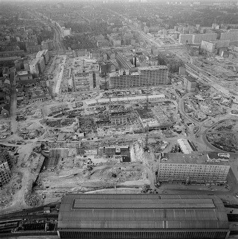 Alexanderplatz in aanbouw, 1967 | East berlin, Berlin germany, Places to travel