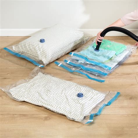 Honey Can Do Storage Combo Vacuum Storage Bags, Clear (Pack of 5) - Walmart.com - Walmart.com