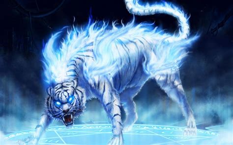 Anime White Tigers