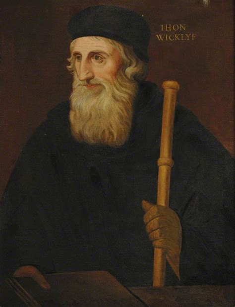 English theologian, reformer and Bible translator John Wycliffe. Best known for his translation ...