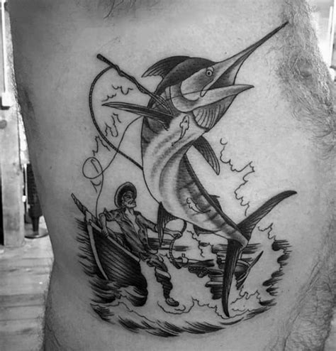 60 Marlin Tattoo Designs For Men - Fish Ink Ideas