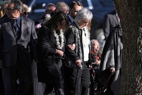 Why Carter Family Members Wore Leis to Rosalynn Carter's Funeral Service