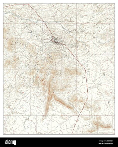 Tombstone, Arizona, map 1952, 1:24000, United States of America by ...