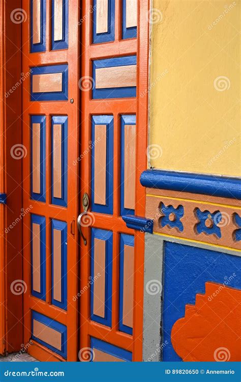 Guatape, Colombia stock photo. Image of color, architecture - 89820650