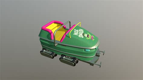 roller coaster car - 3D model by mikehapkido [2786497] - Sketchfab