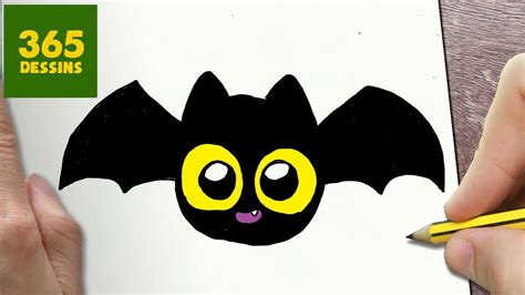 COMMENT DESSINER CHAUVE-SOURIS KAWAII ÉTAPE PAR ÉTAPE – Dessins kawaii ...