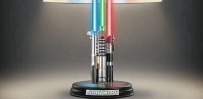 The Star Wars Lightsaber Legacy Lamp - The lamp that light up the room with the glow of three ...