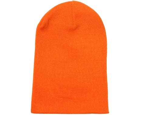 Knitted Beanie Orange - Beanie Basic - Beechfield beanie ...