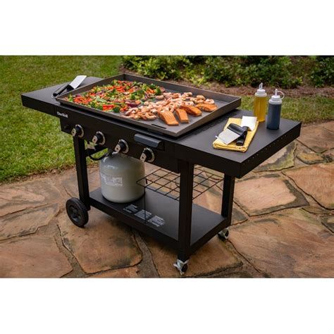 Char-Broil 4-Burner Liquid Propane Flat Top Grill in the Flat Top Grills department at Lowes.com