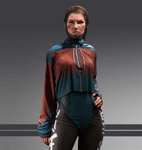 ArtStation - Sci-Fi Sports Girl 2