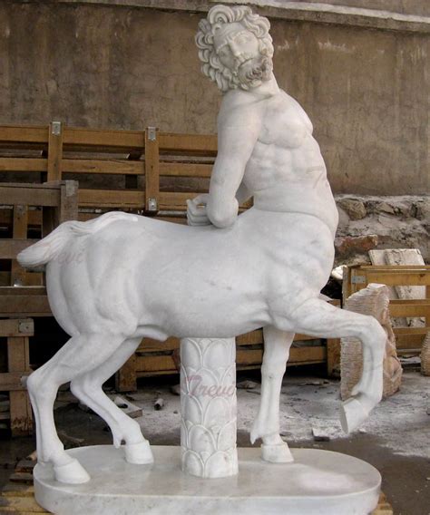 Famous Antique Greek centaur marble statues for garden decor TCH-15 - Trevi Marble Sculpture