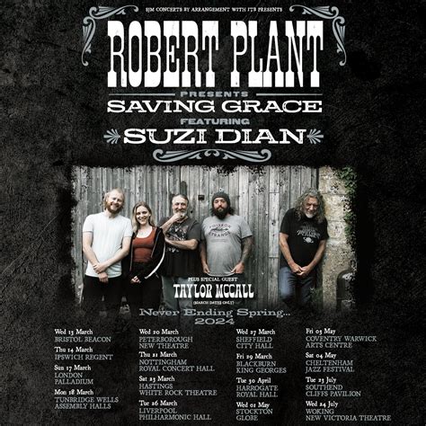 News: Robert Plant Presents Saving Grace Featuring Suzi Dian Announces March UK Tour Dates ...