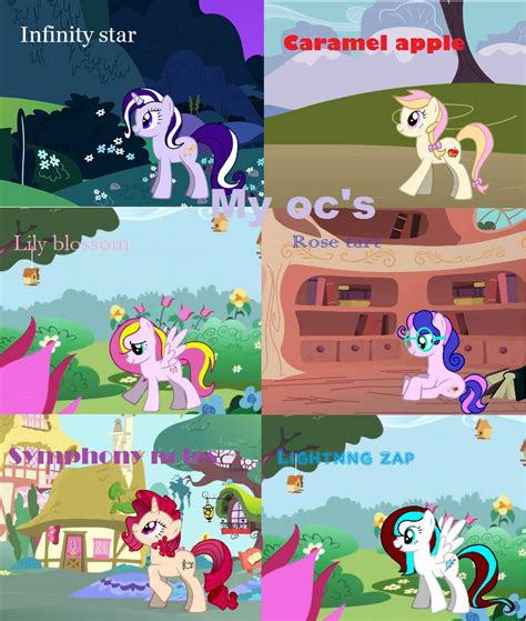 My mlp oc's (Made on pony creator) by Lilyblossom12 on DeviantArt